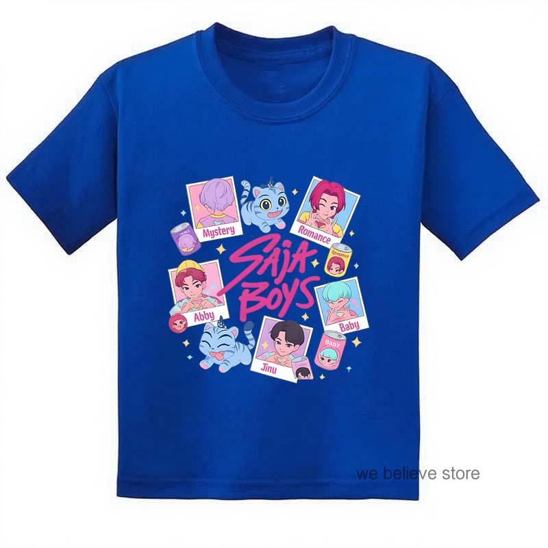 

Baby Girls Boys Clothing Hot Movie Print Saja Boys T-shirt Tops Cartoon Cute Kids Clothes Harajuku Baby Girls T Shirt 120cm синий