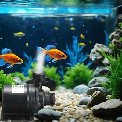 Direct Current 12V Water Pump Brushless Magnetic Drive Submersible Water Pump 800L/H 5M Ultra Quiet Water Pump for Fish Tank Aquarium Fountain