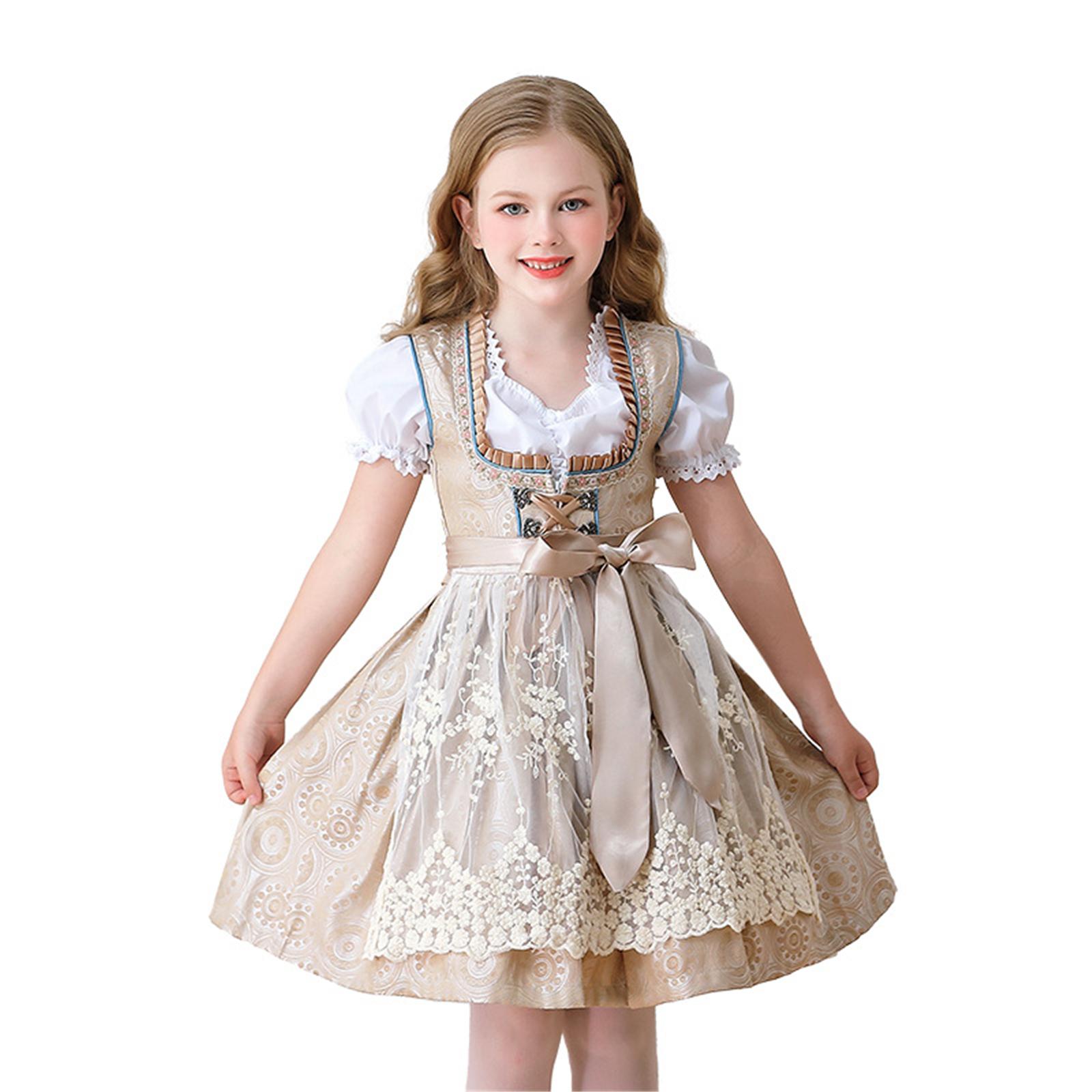 Oktoberfest tērpi Meitenēm Dirndl kleitas Vācu