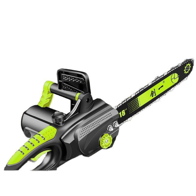 16-Inch Corded Electric Chainsaw: Handheld, Large Capacity for Household and Outdoor Use