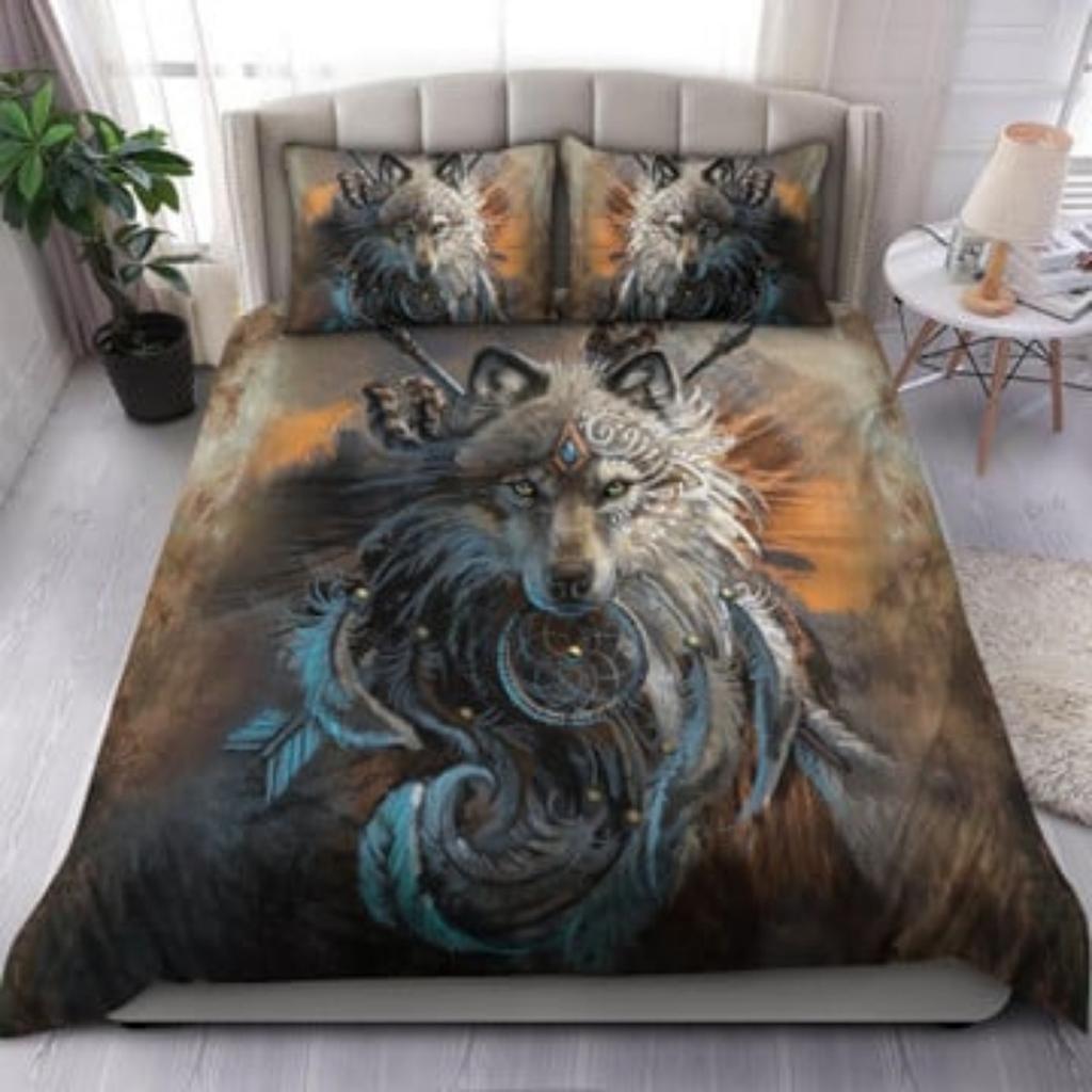 Tmarc Tee Native Skull Galaxy Bedding Set Bedspreads Home Bedding Set Quilt Cover Set