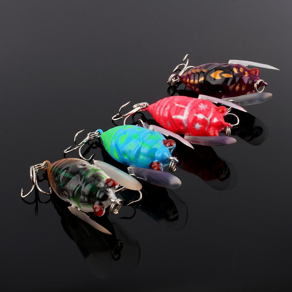 New Fishing Tackle Lure Snakehead Bass Killer Insect Cicada Freshwater Bait