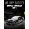 1/32 Dodge Challenger SRT Hellcat Redeye Super Samochód Sportowy Metalowy Odlew Diecast Model Samochodu Dźwięk i Światło Hobby Kolekcjonerski Urodziny