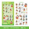 Crayon Shin chan Transparent Cartoon Account Decoration Po Bag Phone Notebook Gooka Transparent Stickers Gifts