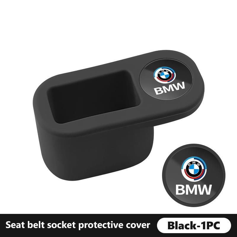 WSQK5 Car Seat Belt Base Protector Anti Scratch Cover Accessories For BMW 1 3 4 5 6 7 Series M X1 X3 Performance Alpina G20 F20