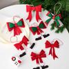 Holiday Hanging Ornament Stiff Christmas Bow Pendant Christmas Drop Ornament Multi Felt Bow Christmas Pendants For Holiday Home