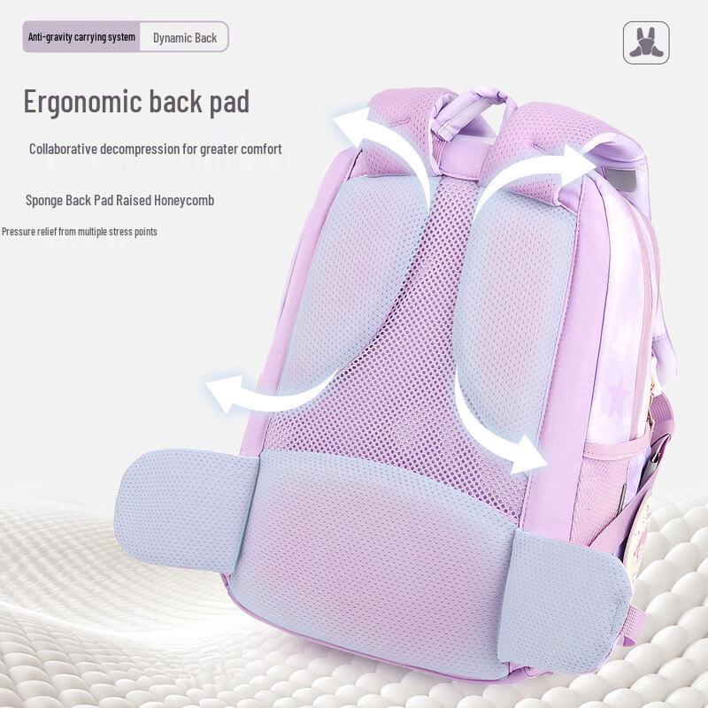Hello Kitty Girls' Anti-Sag Pressure-Reducing Backpack