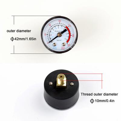 Air Compressor Pressure Control Switch With for Valve Control Manifold Regulators Gauge 90-120PSI Safety for Valve Durab
