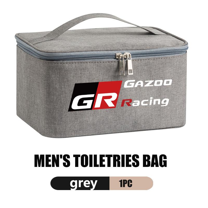 For Toyota Car Travel Portable Cosmetic Toiletries Bath Storage Bag GR sport Hilux Aygo TDR Yaris Corolla Rav4 CHR Auris