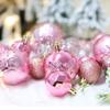 24pcs Delicate Christmas Painted Ball Creative Hanging Ornament Christmas Tree Pendant Office