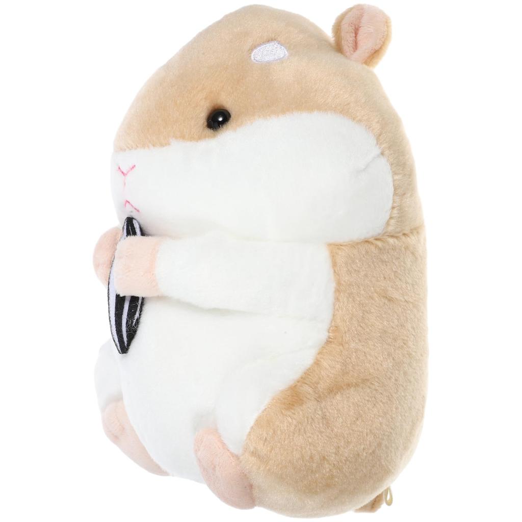 LIFKOME Hamster Plush Toy, Fluffy and Cute, Animal Toy, Character Decor, Sewn Wrap, Figurine, 23cm