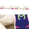 Used AUTHENTIC CHANEL G26582 CC Mark Sneakers White/Multicolore Leather/Suede