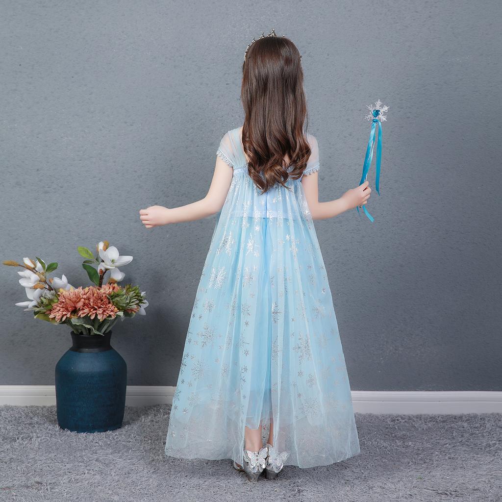 2020 Frozen 2 Princess Elsa Dress Girls Summer Dress Princess Elsa Dress Elsa Dress