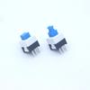 7x7 Single Row Self-Locking Push Button Switch, Open High Flat Head, No Lock
