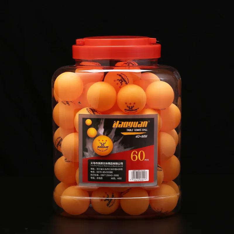 60 st Professionella 3-stjärniga Bordtennisbollar D40+mm 2,8g Nytt Material ABS Plast Ping Pong Boll Vuxen Träning För Tävling