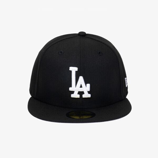 New Era Mlb La Dodgers Fitted Cap bLack White 11591149