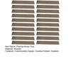 20Pcs Mini Doll Houses Wood Flooring Self-Adhesive Baby House Floor