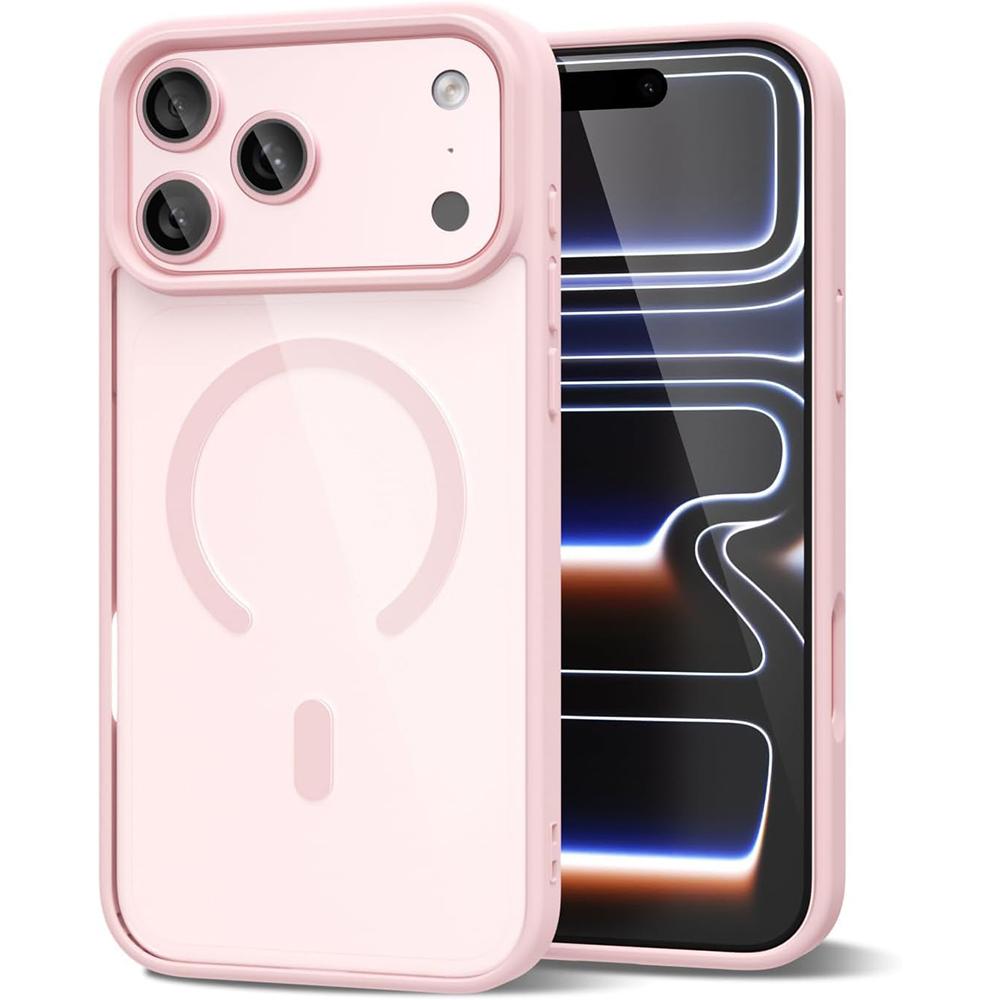 

Not Yellowing Case for Magsafe Mag Safe Iphone 17 Air 16E 16 Pro Max 15 Plus 14 13 Mini 12 11 Se 2022 2020 8 7 Plus Xr Xs Max Phone Cover Accessories iphone 8 Plus рожевий