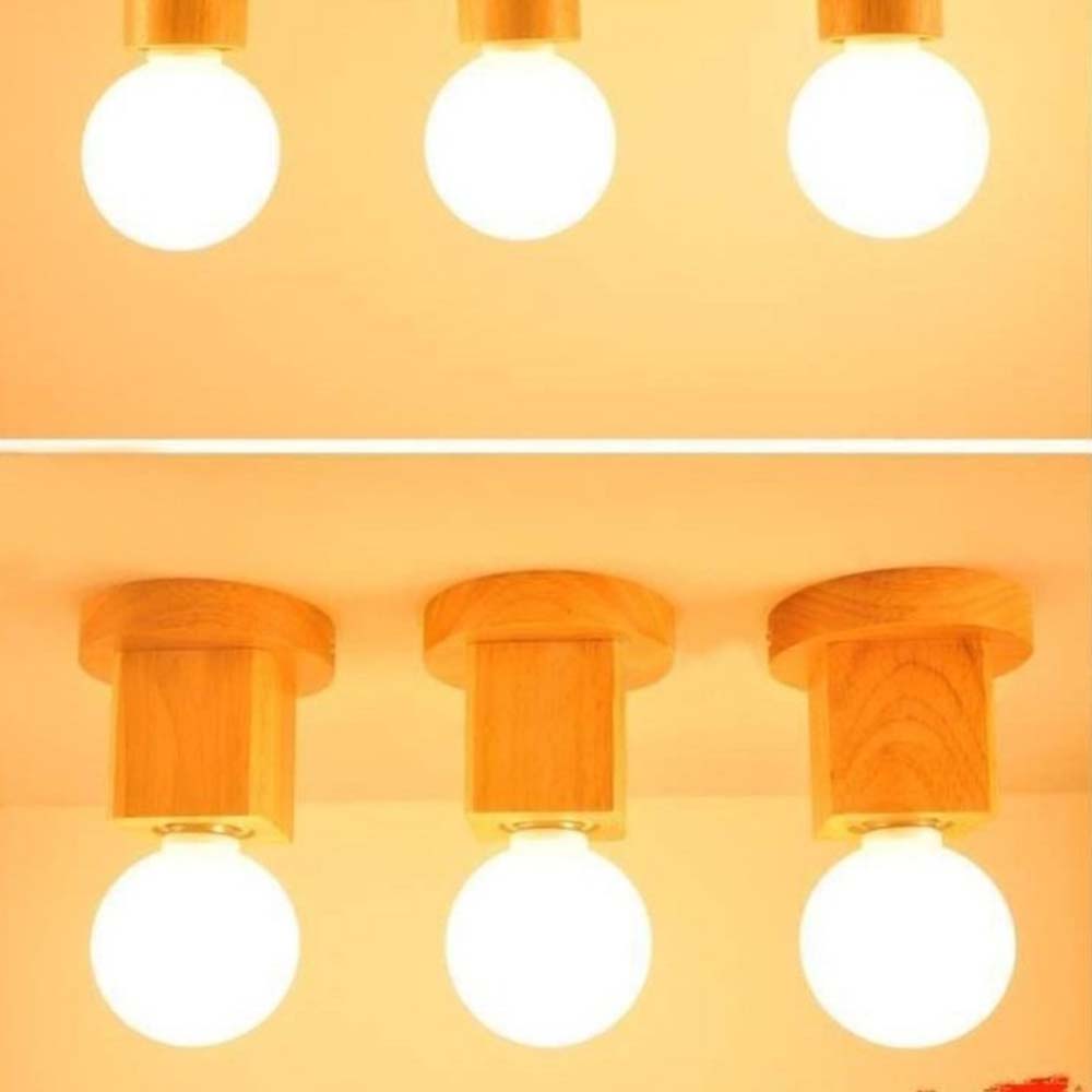 Bohemian Night Light Living Room Home Decor Lamp Stand Base Wood Lamp Holder Bulb Holder Lamp Base