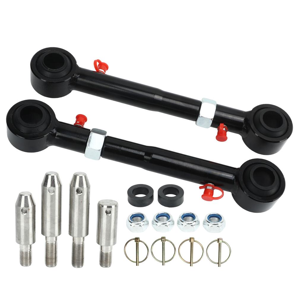 Front Swaybar Quicker Disconnect System Stainless Steel Replacement for Jeep Wrangler JK JKS 2007‑2018