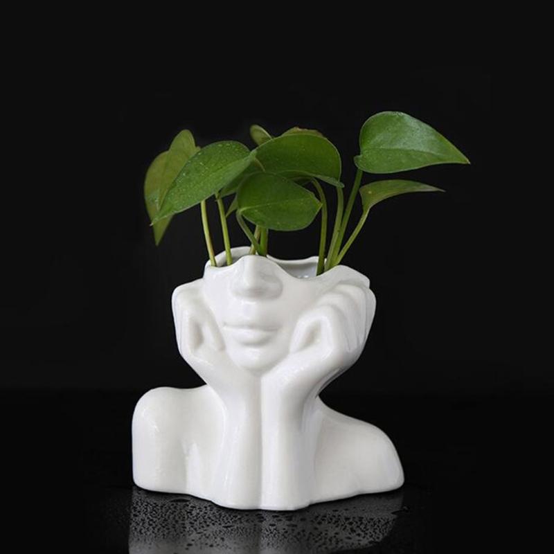 Succulents Flower Pot Resin Silicone Mold Suitable for Diy Garden Concrete Flower Pot Candle Holder Crafts Home Decor