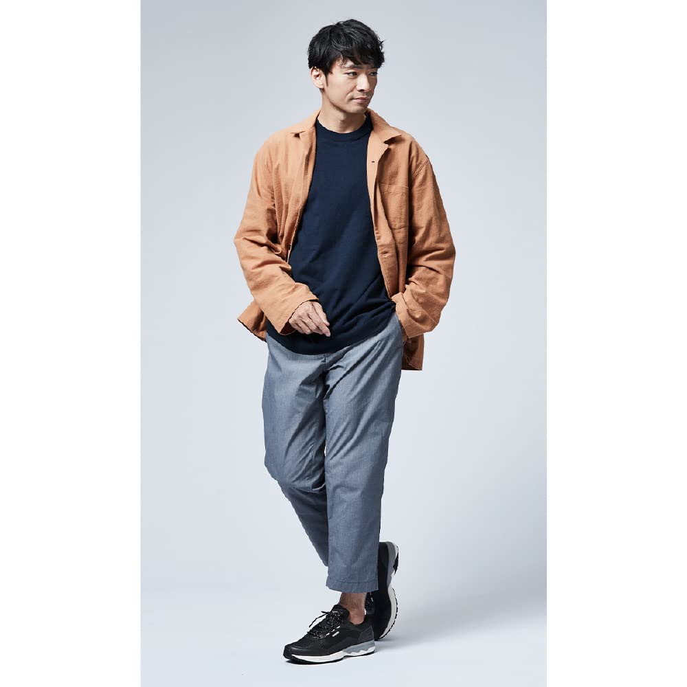 Mizuno WAVE CrossE Energy Walking Wide Casual Size 3E XE-1 Shoes, Lightweight, Fit, Sneakers, Black, 23.5 cm,