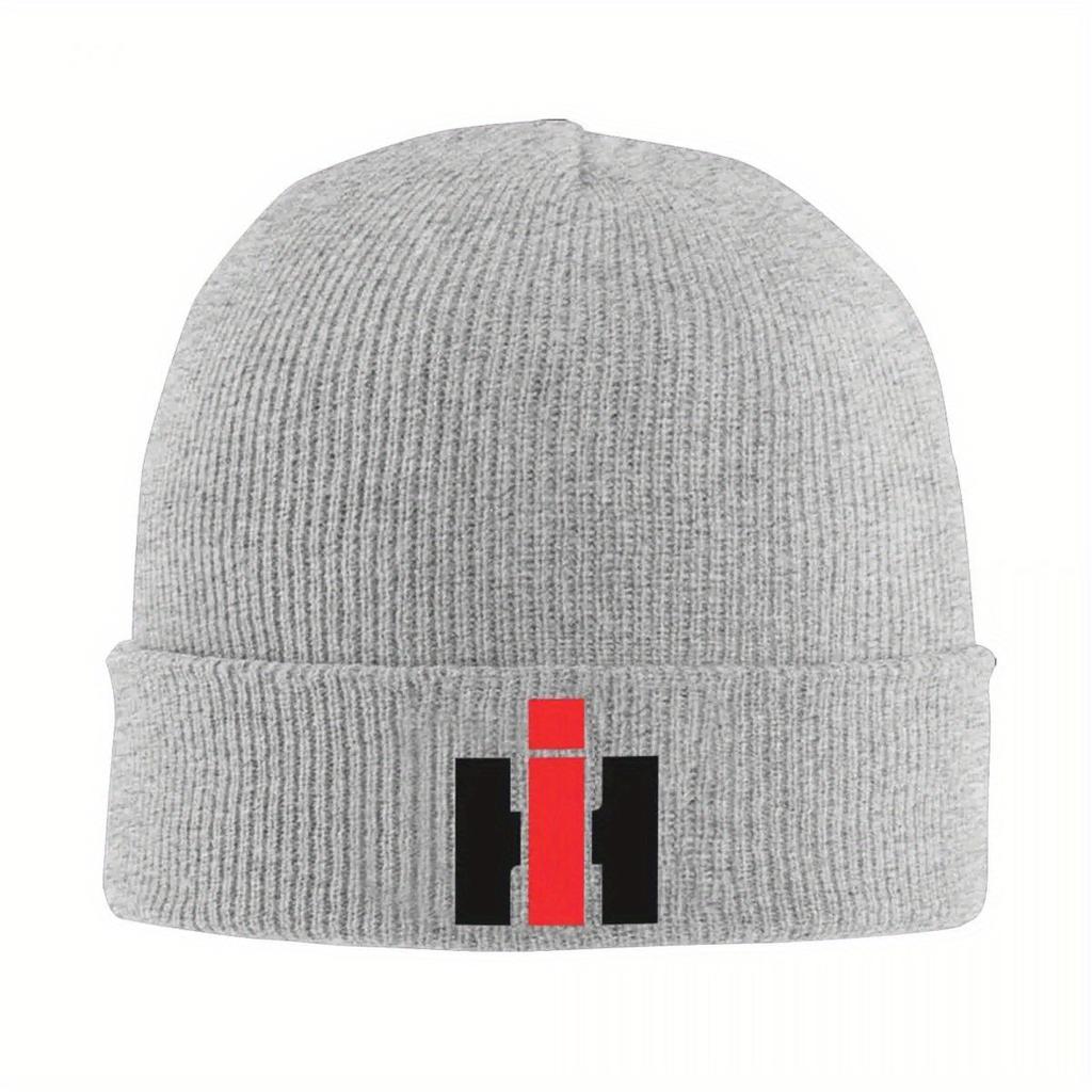 Farmall INTERNATIONAL HARVESTER IH FAN Warme Strickmütze Mode Mütze Herbst Winter Outdoor Beanie Mütze für Herren Damen Erwachsene