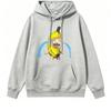 Women Drawstring Hoodie Crying Banana Cat Meme Graphic Sweatshirt Kangaroo Pocket Casual Daily Streetwear Pullover Women Hoodie