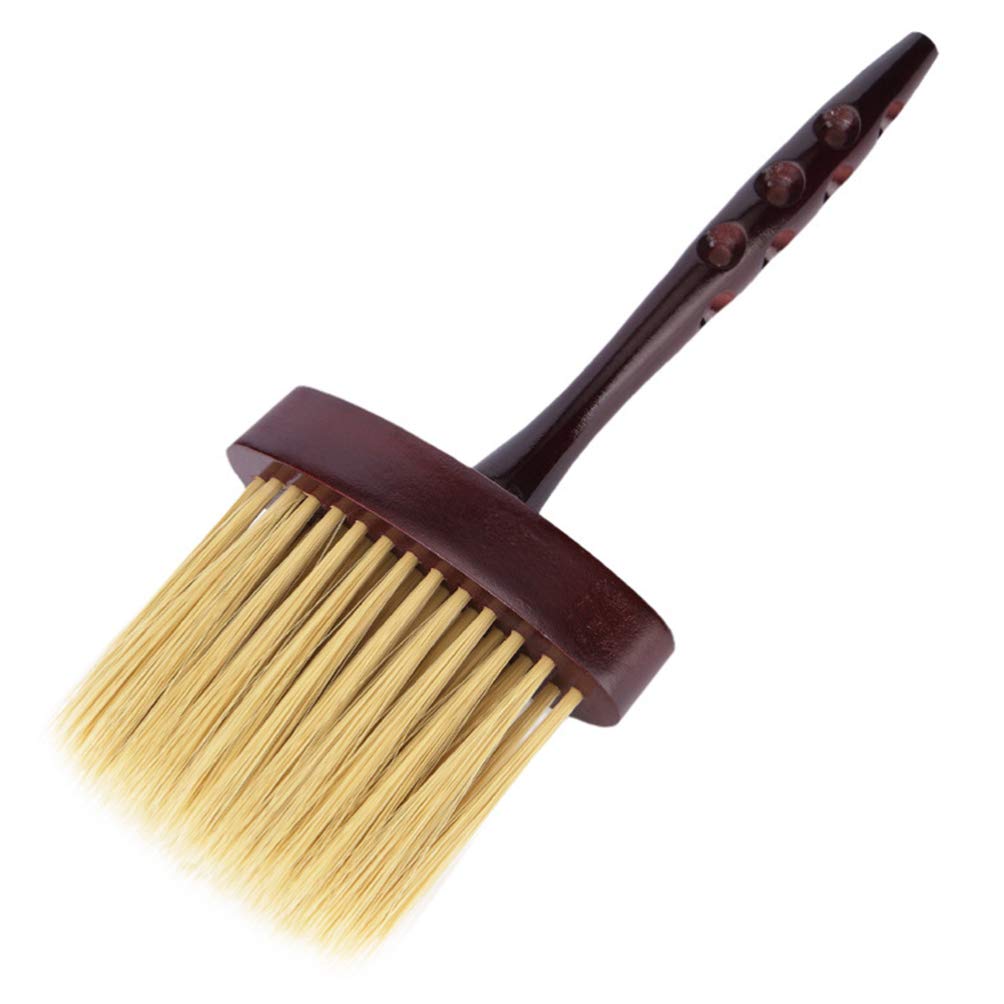 Hair Hairdressing Barber Hair Hair Long Wooden Hair Cutting Hair Cutting Brush for Barber Beauty Neck and Face 1 Hair Hair Duster Brush, Brush, Brush,