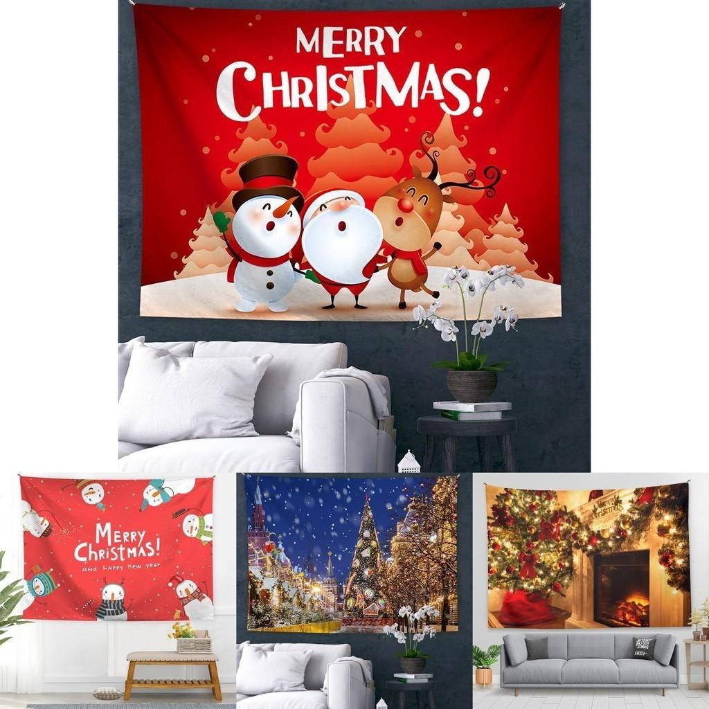 Festive Christmas Tapestry Background Cloth For Party Decor And More
