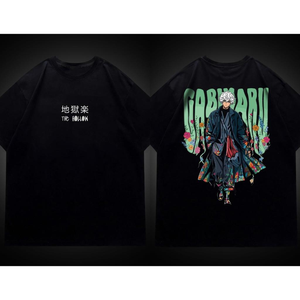 Gabimaru The Hollow T-shirt Men Women Oversized Streetwear Anime Graphic Short Sleeve Casual Loose Cotton Female Male Clothing