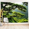 Green Pine Tree Forest Mountain View Nature Landscape Wall Tapestry Art Decor Home Interior Design Living Room Bedroom