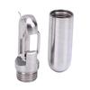 Small Capsule Container Airtight Metal Portable Capsule Holder for Cosmetics Seasoning Outdoor Traveling