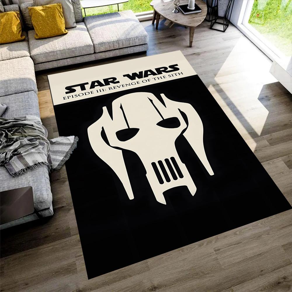 Star Wars Area Rug Design for Foyer Game Room Outdoor Entryway Antislip Carpet Anime Office Decor Perfect Birthday Christmas Gift Idea