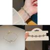 Geometric Zircon Silver And Gold Womens Fashion Bracelet With Luxurious Finish For Office Gifts
