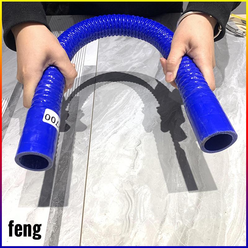 Hoge Kwaliteit 600mm Blauwe Inlaatpijp Radiatorpijp Siliconen Slang Met 2 Klemmen ID30-100mm Koelslang Hoge Temperatuur Druk