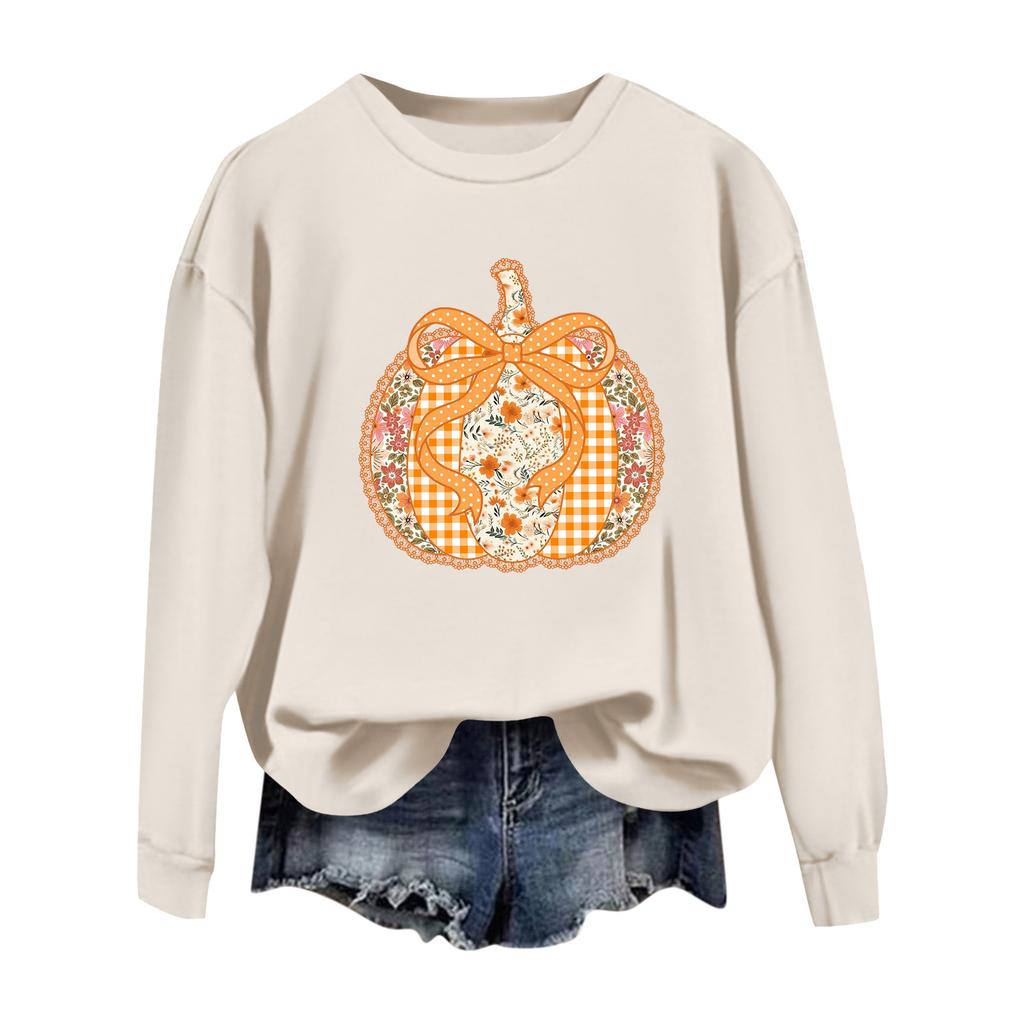 Dámské topy Dámská mikina s dlouhým rukávem Ležérní kulatý výstřih Volný střih Polover Fleecové topy