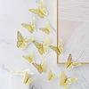 48Pcs/4Set 3D Butterfly Wall Decor 4 Styles 3 Sizes,Butterfly Decorations For Butterfly Birthday Party Cake Room Decorations