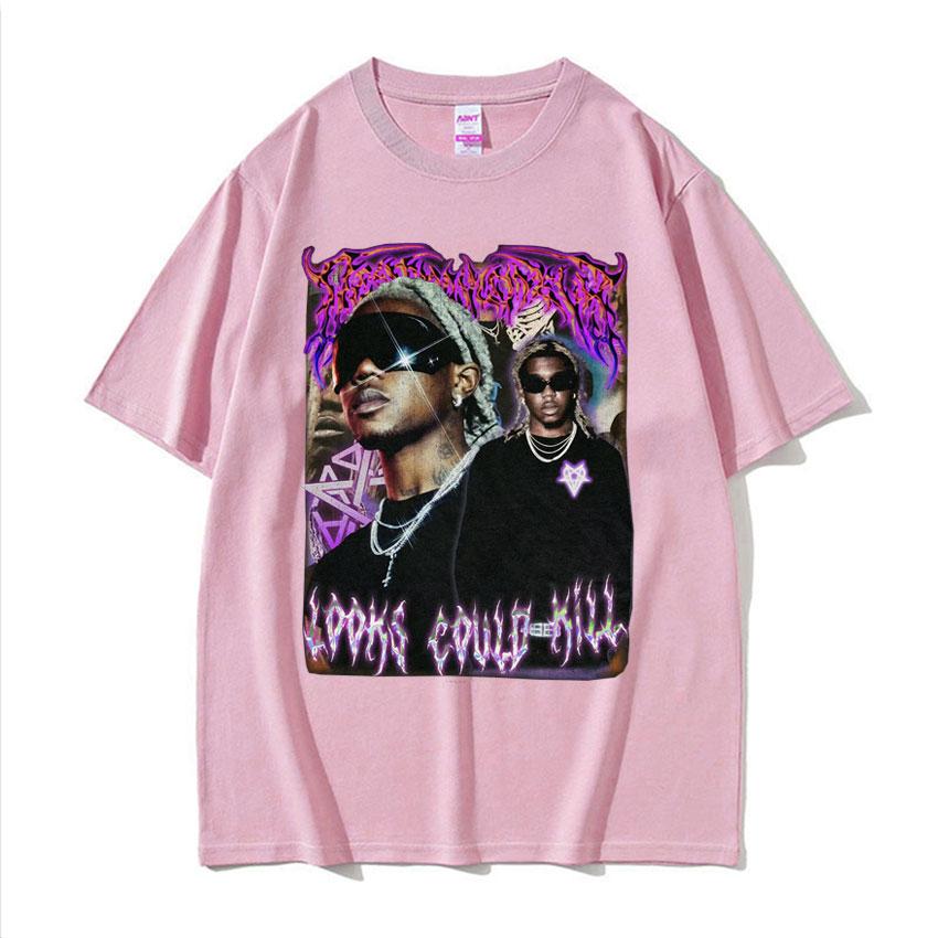 Rapper Destroy Lonely If Looks Could Kill Print Graphic T Shirt Unisex Women Casual 100 Cotton Oversized Tshirts Unisex Streetwear