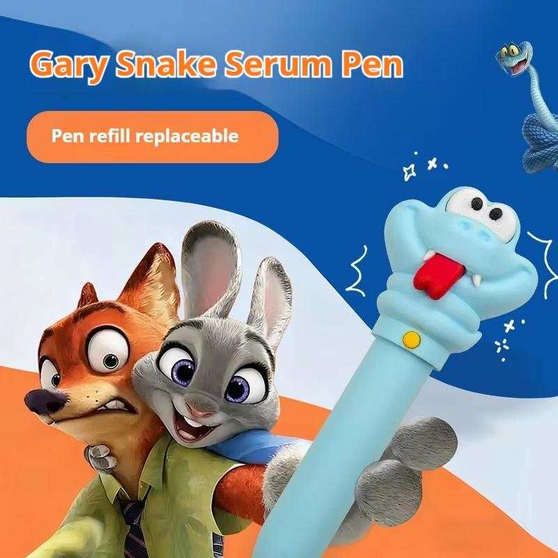 Zootopia 2 Gary The Snake Cartoon Serum Pen Gel Pen Backpack Decoration Desktop Ornament Collectible Peripheral Fun Toy Gift