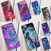 Psychedelic Trippy Abstract Art Phone Case For iPhone 16 Pro 15 Pro 11 13 14 Pro Max 12 Mini XR 16 15 Plus 16e Cover Shell