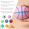 Palm-sized Stress Reliever Soccer Basketball Ball TPR Fidget Squeeze Toy for Adults Portable Kids Soft Decompression Anxiety Relief Party Birthday
