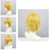 Man Denji Cosplay Wig Soft High Temperature Fiber Adjustable Head Size
