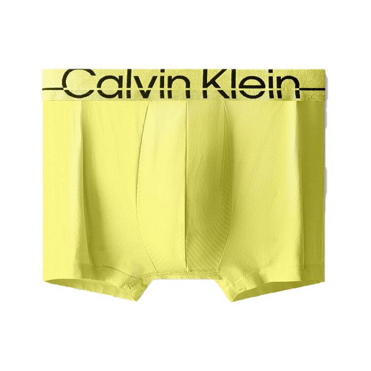

Calvin Klein 4D Support Series Seamless Breathable Letter Jacquard Boxer Briefs Men underwear Fluorescent NB3031-ZJB L