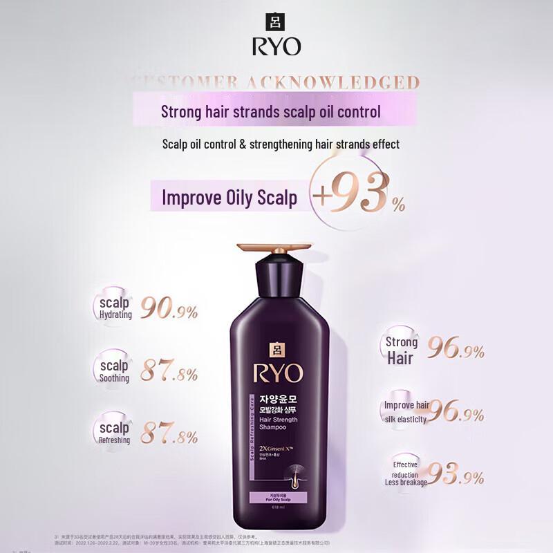 Ryo Hair Strengthening & Anti-Dandruff Shampoo