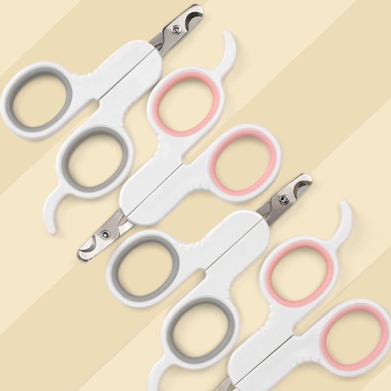 Stainless Steel Blade Pet Nail Trimmer For Small Large Dogs Cats Comfortable NonSlip Handle Grooming Kits