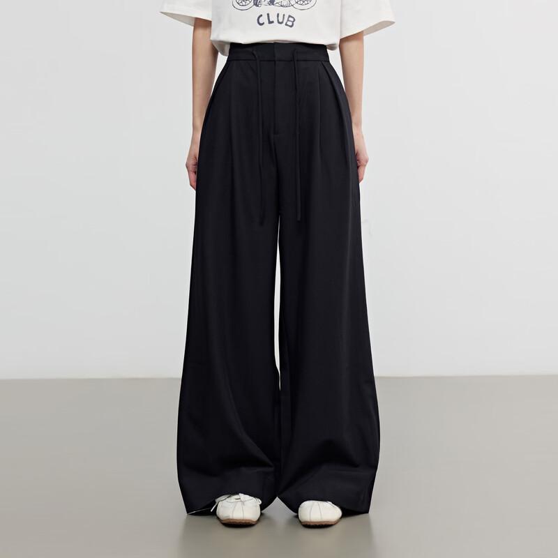 Elva' Island Women's Summer Retro Casual Straight-Leg Pants
