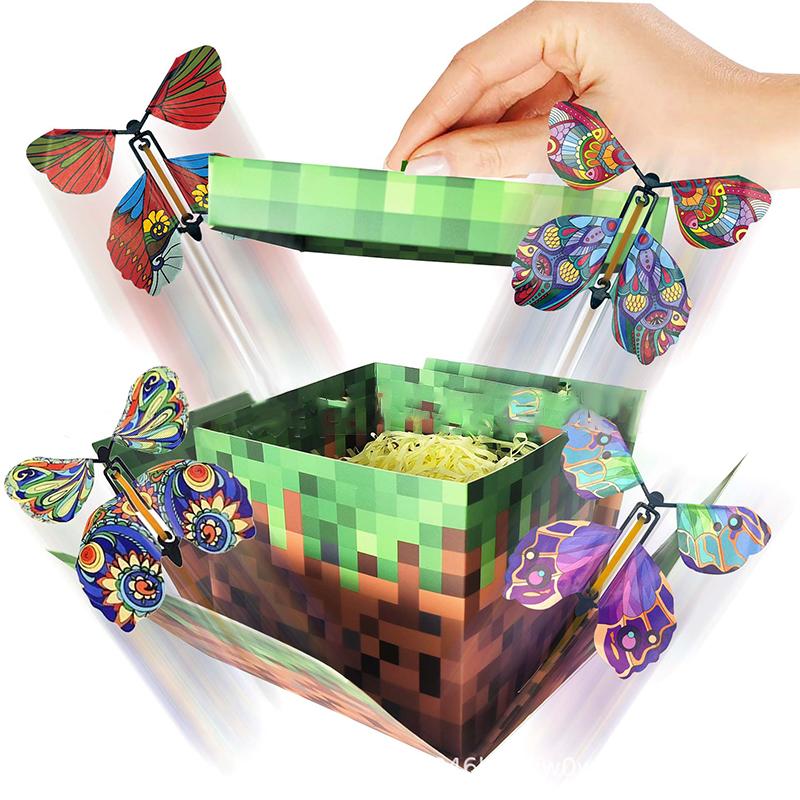 Flying Butterfly Surprise Box Exploding Gifts Box With Butterflies Butterfly Surprise, Diy Pop Up For Birthday Mothers Day