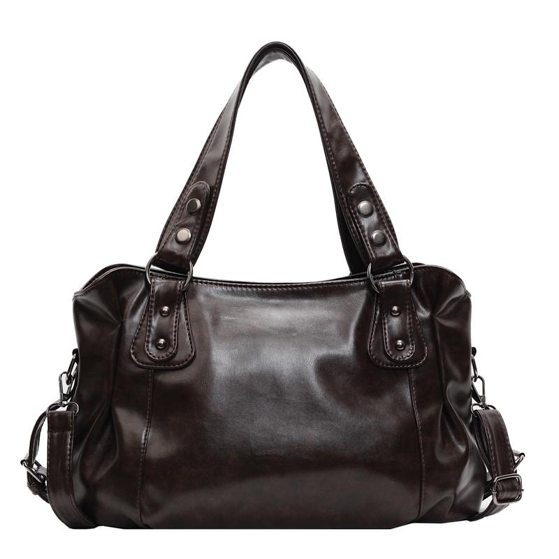 Womens PU Leather Tote Bag Large Capacity Shoulder Bag Messenger Bag Top Handlebag Hobo Bags for Travel