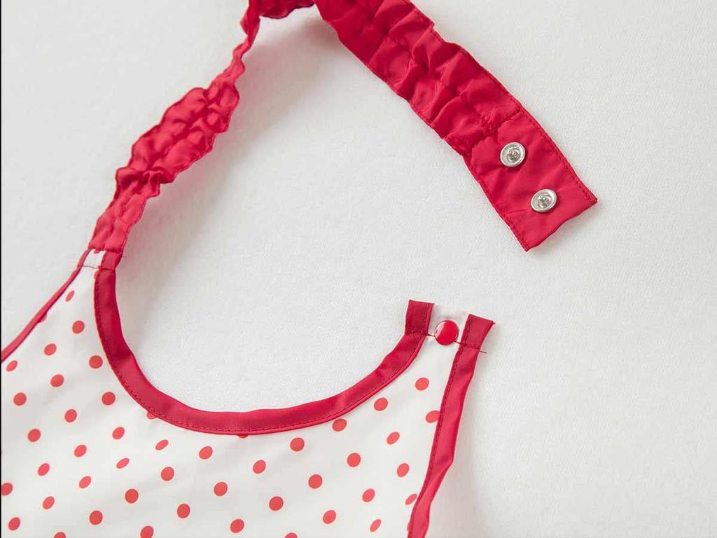 Fairy Forest Collection Polka Dot 2WAY Sandbox Wear Red 90 YG-503